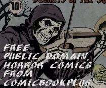 Free Public Domain Horror Comics from ComicbookPlus!